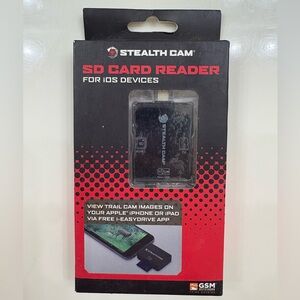 NEW Stealth Cam SD Card Reader For iOS Devices GSM Outdoors Apple iPhone iPad
